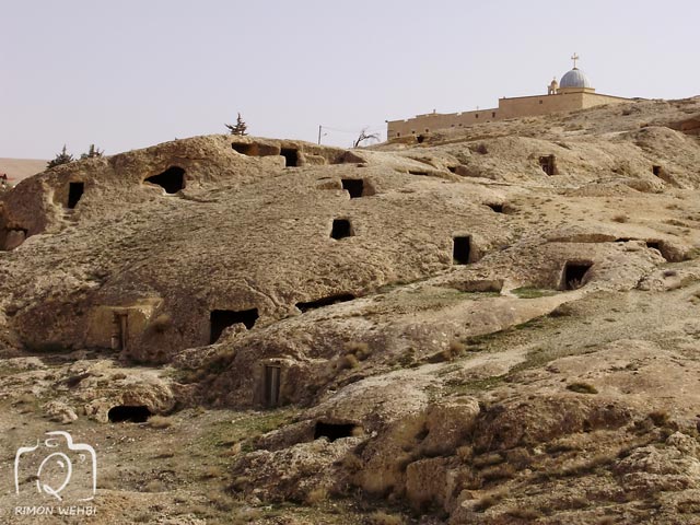History of Maaloula, caves of the Old Maaloulian