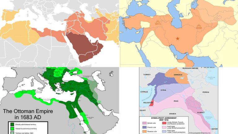 Caliphates, Seljuk, Ottoman, Sykes-Picot Agreement
